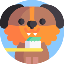 Tooth cleaning icon