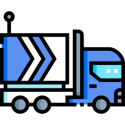 vrachtwagen laden icoon