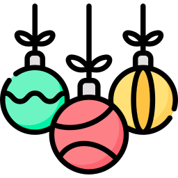 Christmas ball icon