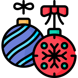 Christmas ball icon