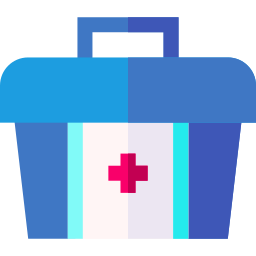 Medical kit icon