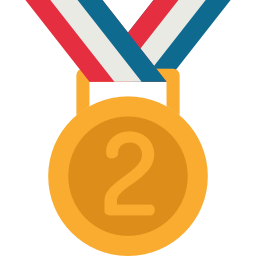 medalha de prata Ícone