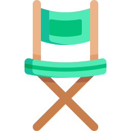 Складной стул иконка