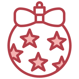 Christmas ball icon