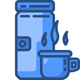 Hot water bottle icon