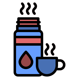 butelka gorącej wody ikona