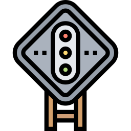 Traffic sign icon