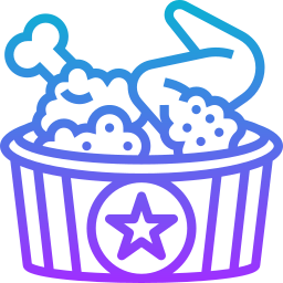 Chicken bucket icon