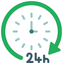 orologio 24 ore icona