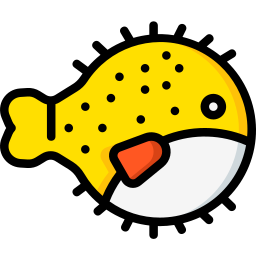 Puffer fish icon