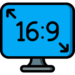 ratio d'aspect Icône
