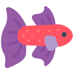 peixe betta Ícone