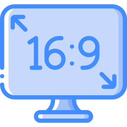 Aspect ratio icon