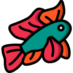 pez mandarín icono