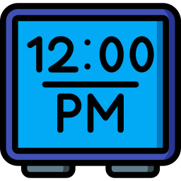 relógio digital Ícone