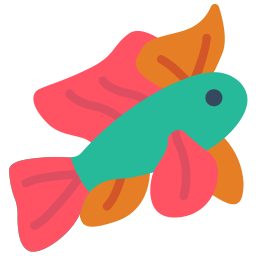 pesce mandarino icona