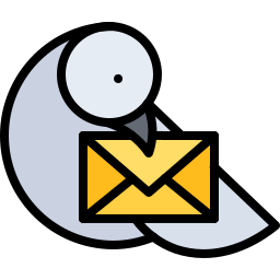 paloma mensajera icono
