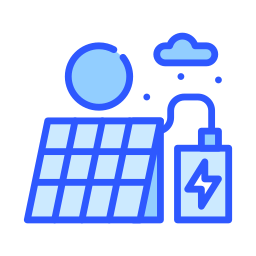 Solar panels icon