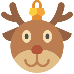 Christmas ornament icon