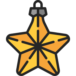 Christmas ornament icon