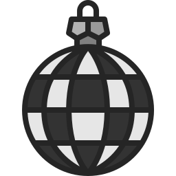 Christmas ball icon