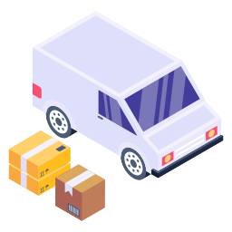 camion de marchandises Icône