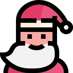 kerstman icoon