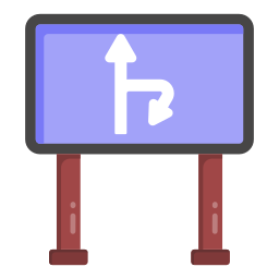 rechtskurve icon