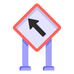 Up left arrow icon