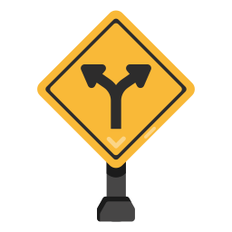 Y intersection icon