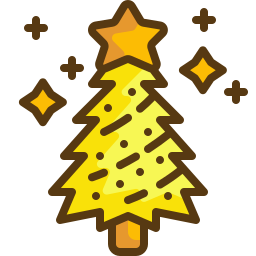 árbol de navidad icono