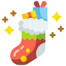 Christmas sock icon