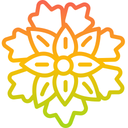 Пуансеттия иконка
