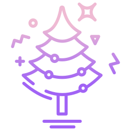 árbol de navidad icono