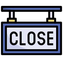 閉店の標識 icon