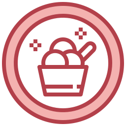 Ice cream shop icon