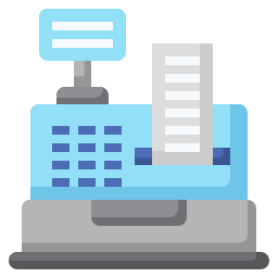 Cash register icon