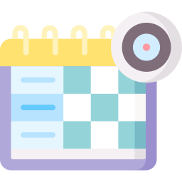 Shooting schedule icon