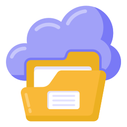 Cloud storage icon