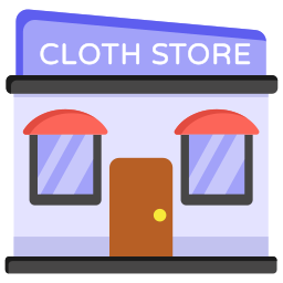 negozio di vestiti icona