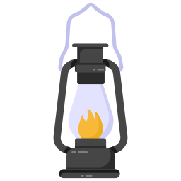 Kerosene lamp icon