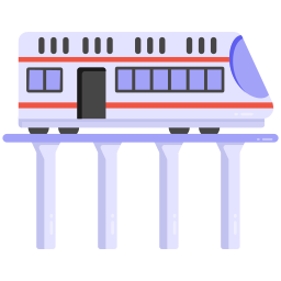 stazione della metro icona