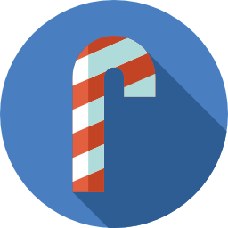 Candy cane icon