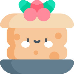 Crunch cake icon