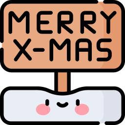 Merry christmas icon