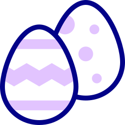 huevos de pascua icono