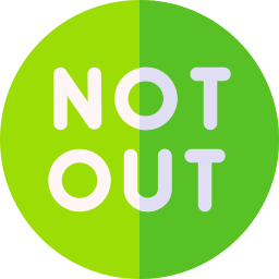 Not out icon