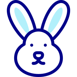 Пасхальный заяц иконка