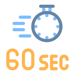 60 seconden icoon