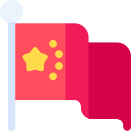 Китайский флаг иконка